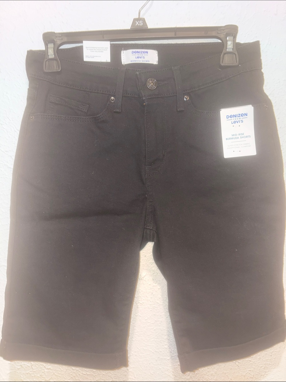Levi's Black Relaxed  Jeans Shorts